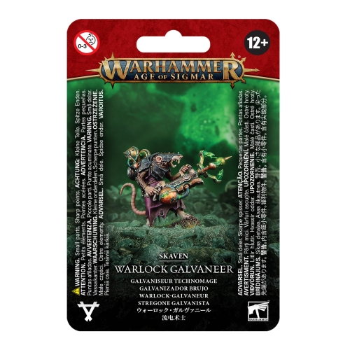 Cheap Miniature Skaven Warlock Galvaneer from Games Workshop